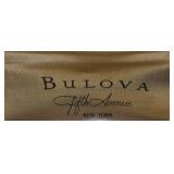 Vintage Bulova Fifth Avenue Ladies Watch with Velvet Box - untested