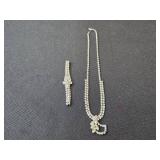 Vintage B M Co Fine Quality Necklace and Bracelet Set in Orig Box!