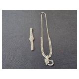 Vintage B M Co Fine Quality Necklace and Bracelet Set in Orig Box!