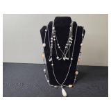 WHBM Multi-Layer Beaded Necklace - display not inc