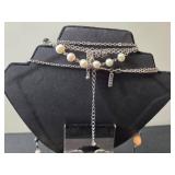 WHBM Multi-Layer Beaded Necklace - display not inc