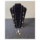 WHBM Multi-Layer Beaded Necklace - display not inc