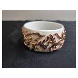 Amedeo Rose Gold Tone and White Bracelet with Cameo