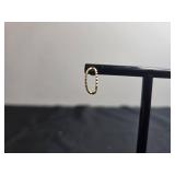 Pair of Napier Gold Tone Hoop Earrings - display not inc