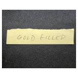 Gold-Filled Brooch with Leaf Design by Lang