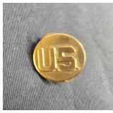 Collection of Military and Patriotic Pins and Accessories