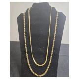 Collection of Gold-Tone Necklaces and Givenchy Earrings - display not inc
