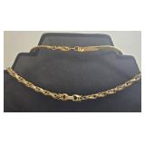 Collection of Gold-Tone Necklaces and Givenchy Earrings - display not inc