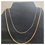 Collection of Gold-Tone Necklaces and Givenchy Earrings - display not inc