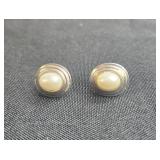 Simply Whispers Earrings and Black Beaded Necklace Set - display not inc