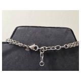 Stainless Steel Necklace with Pendant Made in Italy