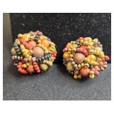 Marvella Faux Pearl Necklace with Beaded Clip-On Earrings