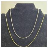 Assorted Chains and Commemorative Pin from Hong Kong