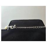 Vintage SHQ Faux Pearl Necklace, Bracelet, and Brooch Set - display not inc