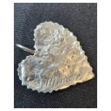 Sterling Silver Heart Necklace with Matching Pendant from Sweden