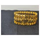 Elegant Faux Pearl Necklace and Gold-Toned Bracelet Set - display not inc