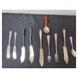 Collection of Vintage Silver-Plated Cutlery from Hotel Fort Des Moines and Hotel Savery