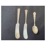 Collection of Vintage Silver-Plated Cutlery from Hotel Fort Des Moines and Hotel Savery