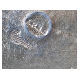 Antique Silver-Plated Sugar Bowl with Ladle - Made in India