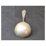 Antique Silver-Plated Sugar Bowl with Ladle - Made in India
