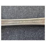 Set of Vintage Silver-Plated Serving Spoons by Various Makers