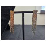 Collection of Vintage Jewelry with Multi-Stone Necklace and Various Earrings