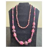 Collection of Beaded Necklaces and Celebrity Earrings - displays not inc