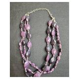 Collection of Beaded Necklaces and Celebrity Earrings - displays not inc