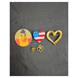 Collection of Decorative Brooches and Pins