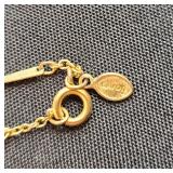 Set of Two Avon Gold-Tone Fashion Necklaces