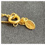 Set of Two Avon Gold-Tone Fashion Necklaces