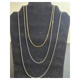 Set of Vintage Costume Jewelry Including Earrings and Necklaces