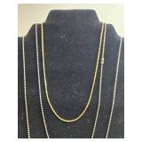 Set of Vintage Costume Jewelry Including Earrings and Necklaces