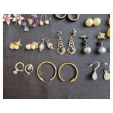 Set of Vintage Costume Jewelry Including Earrings and Necklaces