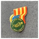 Vintage Collection of Assorted USA Themed Pins and Badges