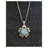 Collection of Fashion Necklaces with Blue Gemstone and Beaded Designs