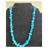 Collection of Fashion Necklaces with Blue Gemstone and Beaded Designs