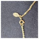 Assorted Set of Necklaces Inc Two Avon Pendant Necklaces - Whale and Leaf Charms - display not inc