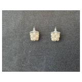 Elegant Faux Pearl Necklace and Earrings Set - display not inc