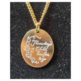 Collection of Gold-Tone and Enamel Brooch and Avon Necklaces - display not inc