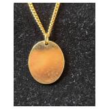 Collection of Gold-Tone and Enamel Brooch and Avon Necklaces - display not inc