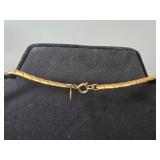 Collection of Gold-Tone and Enamel Brooch and Avon Necklaces - display not inc