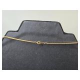 Collection of Gold-Tone and Enamel Brooch and Avon Necklaces - display not inc