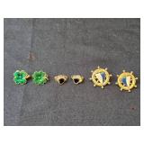 Avon Jewelry Set with Cross Pendant Necklace and Earrings