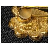 Avon Jewelry Set with Cross Pendant Necklace and Earrings