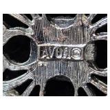 Avon Jewelry Set with Cross Pendant Necklace and Earrings