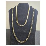 Collection of Multi-Metal and Colored Chain Necklaces - display not inc