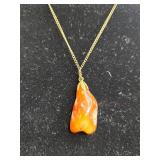 Collection of Fashion Necklace, Braand Earrings with Gemstone Accents