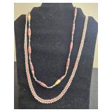 Set of Beaded Necklaces with Unique Pendants