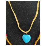 Set of Beaded Necklaces with Unique Pendants